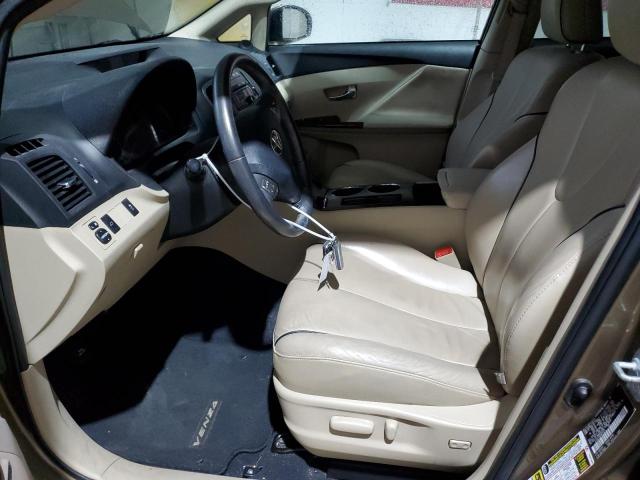 4T3ZK11A39U002252 - 2009 TOYOTA VENZA BROWN photo 7