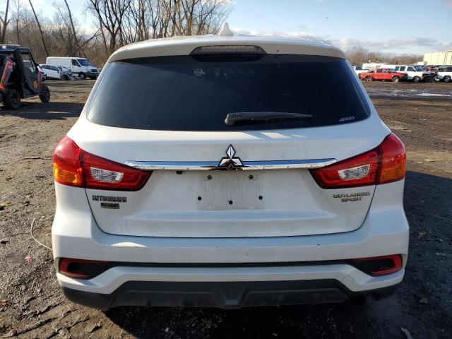 JA4AR3AU0KU031168 - 2019 MITSUBISHI OUTLANDER SPORT ES WHITE photo 6
