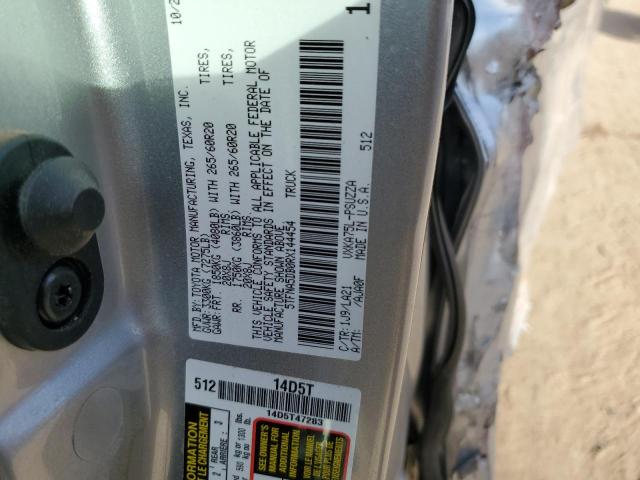 5TFNA5DB0RX144454 - 2024 TOYOTA TUNDRA CREWMAX PLATINUM SILVER photo 12