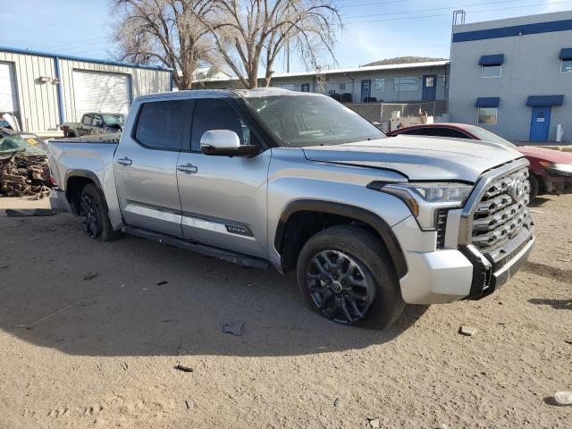 5TFNA5DB0RX144454 - 2024 TOYOTA TUNDRA CREWMAX PLATINUM SILVER photo 4