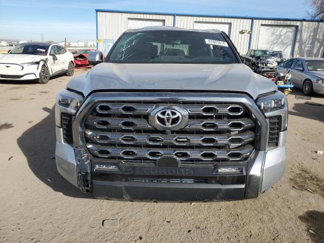 5TFNA5DB0RX144454 - 2024 TOYOTA TUNDRA CREWMAX PLATINUM SILVER photo 5