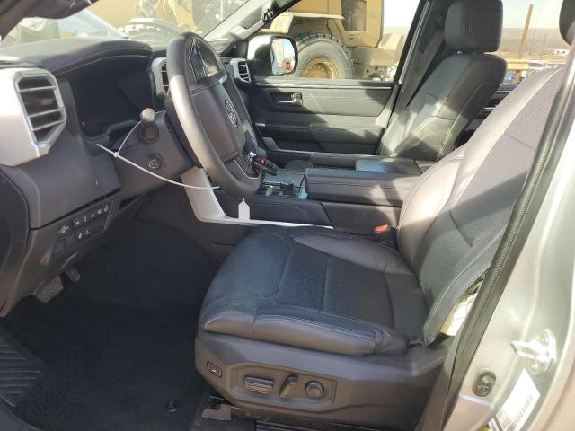 5TFNA5DB0RX144454 - 2024 TOYOTA TUNDRA CREWMAX PLATINUM SILVER photo 7