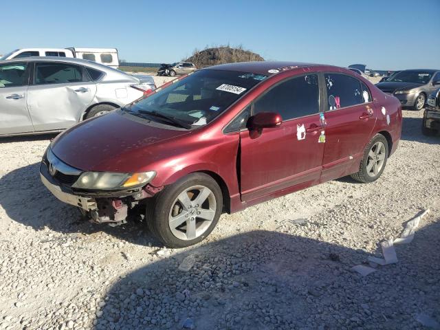 19XFA16619E026880 - 2009 HONDA CIVIC LX-S RED photo 1