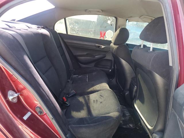 19XFA16619E026880 - 2009 HONDA CIVIC LX-S RED photo 10