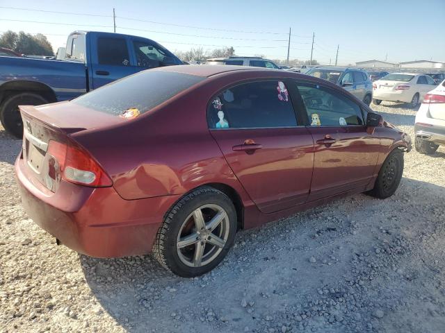 19XFA16619E026880 - 2009 HONDA CIVIC LX-S RED photo 3