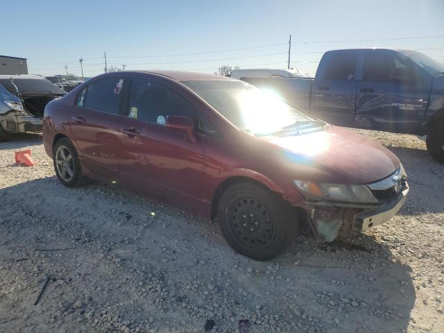 19XFA16619E026880 - 2009 HONDA CIVIC LX-S RED photo 4