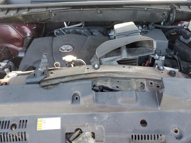 5TDJZRFH3KS724776 - 2019 TOYOTA HIGHLANDER SE RED photo 12