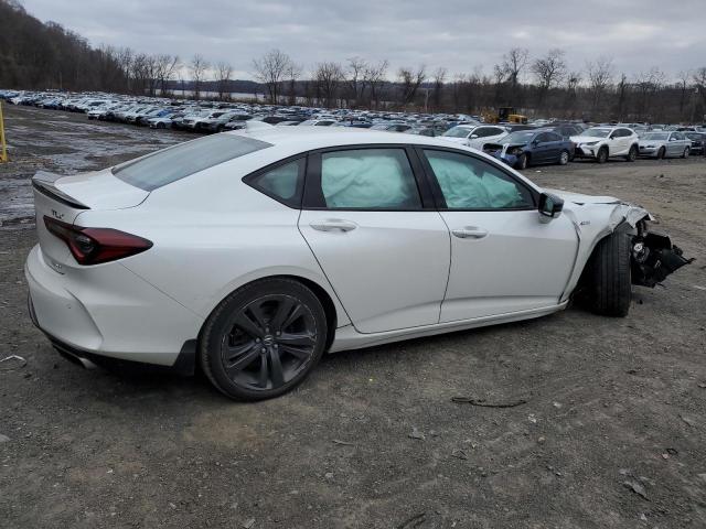 19UUB6F58MA010150 - 2021 ACURA TLX TECH A WHITE photo 3