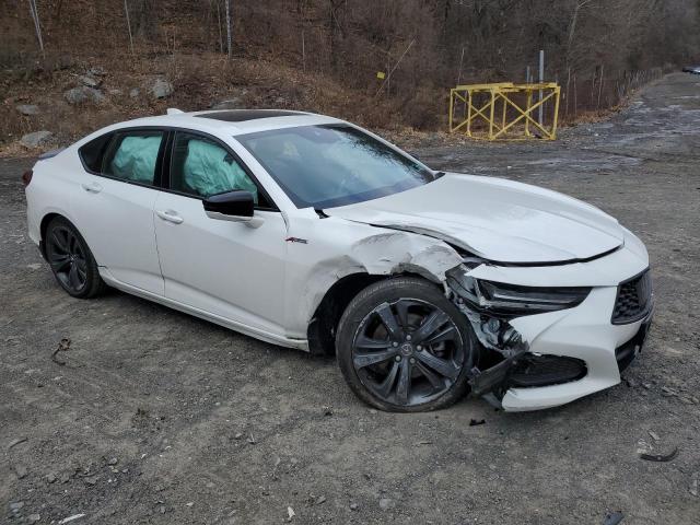 19UUB6F58MA010150 - 2021 ACURA TLX TECH A WHITE photo 4
