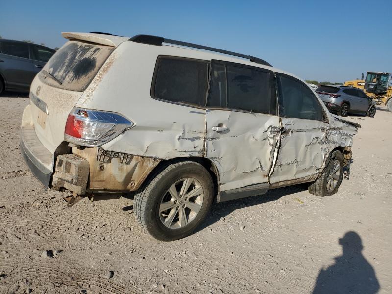 5TDZA3EH4DS031758 - 2013 TOYOTA HIGHLANDER BASE თეთრი ფოტო 3