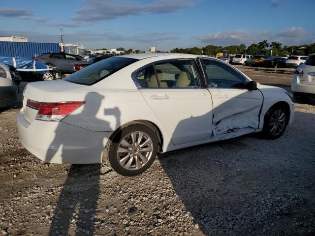 1HGCP2F75CA030782 - 2012 HONDA ACCORD EX WHITE photo 3