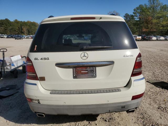 4JGBF71E19A456120 - 2009 MERCEDES-BENZ GL 450 4MATIC WHITE photo 6
