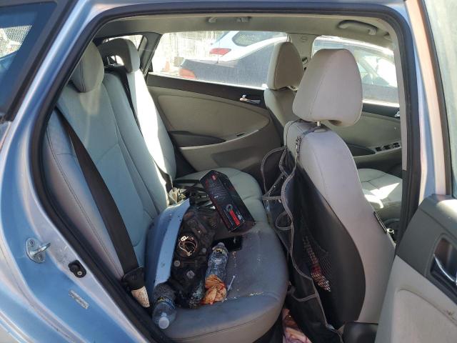 KMHCU5AE9CU020586 - 2012 HYUNDAI ACCENT GLS SILVER photo 10