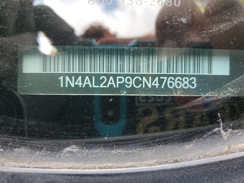 1N4AL2AP9CN476683 - 2012 NISSAN ALTIMA BASE SILVER photo 12