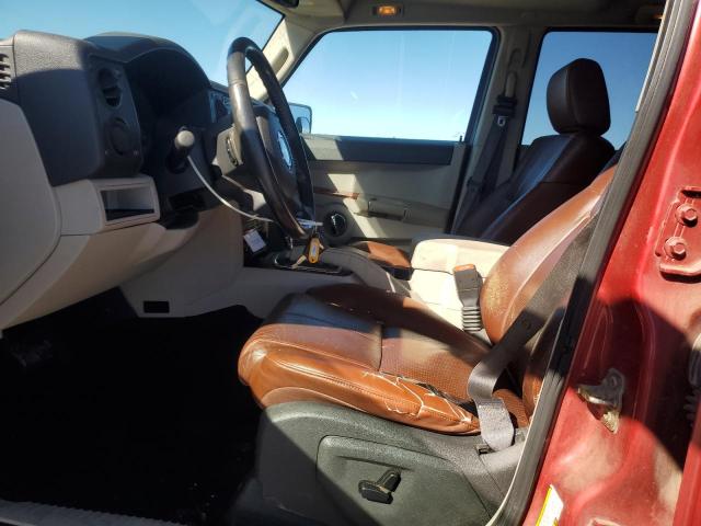 1J8HG58N66C155857 - 2006 JEEP COMMANDER LIMITED Красный фото 7
