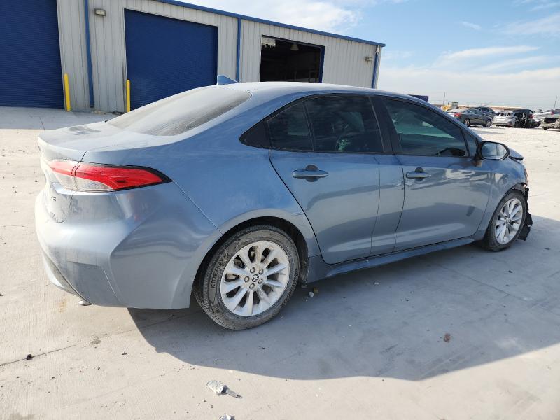 5YFHPRAE7LP029034 - 2020 TOYOTA COROLLA LE Gümüş foto 3