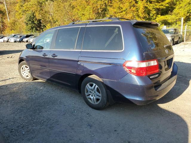 5FNRL38786B096746 - 2006 HONDA ODYSSEY EXL ლურჯი ფოტო 2