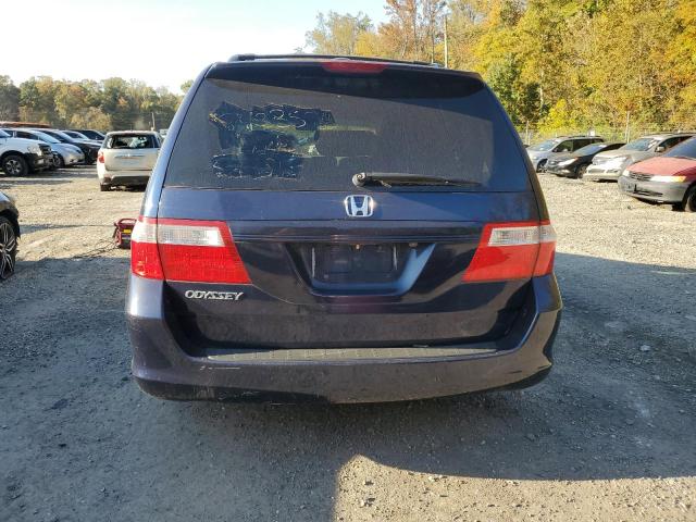 5FNRL38786B096746 - 2006 HONDA ODYSSEY EXL ლურჯი ფოტო 6