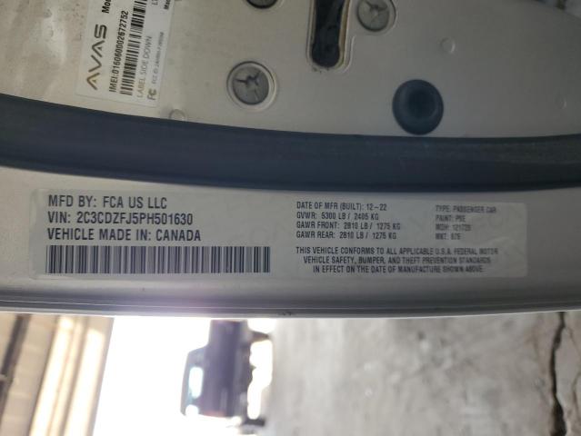 2C3CDZFJ5PH501630 - 2023 DODGE CHALLENGER R/T SCAT PACK GRAY photo 13