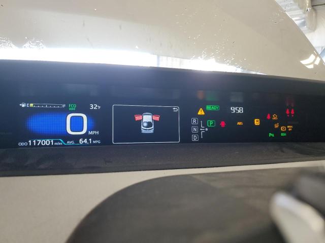 JTDKARFP8H3052467 - 2017 TOYOTA PRIUS PRIM ვერცხლისფერი ფოტო 9