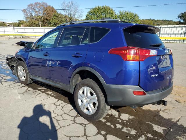 2T3ZFREV1FW207239 - 2015 TOYOTA RAV4 LE BLUE photo 2