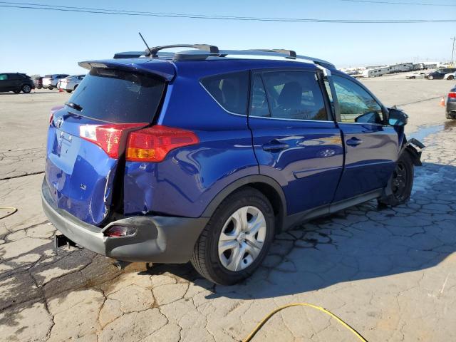 2T3ZFREV1FW207239 - 2015 TOYOTA RAV4 LE BLUE photo 3