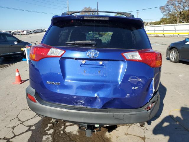 2T3ZFREV1FW207239 - 2015 TOYOTA RAV4 LE BLUE photo 6