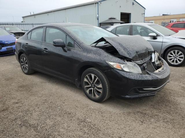 2HGFB2F58DH046486 - 2013 HONDA CIVIC LX შავი ფოტო 4