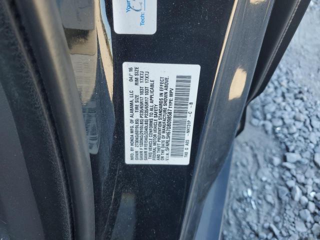 5FNRL5H67GB098587 - 2016 HONDA ODYSSEY EXL BLACK photo 13