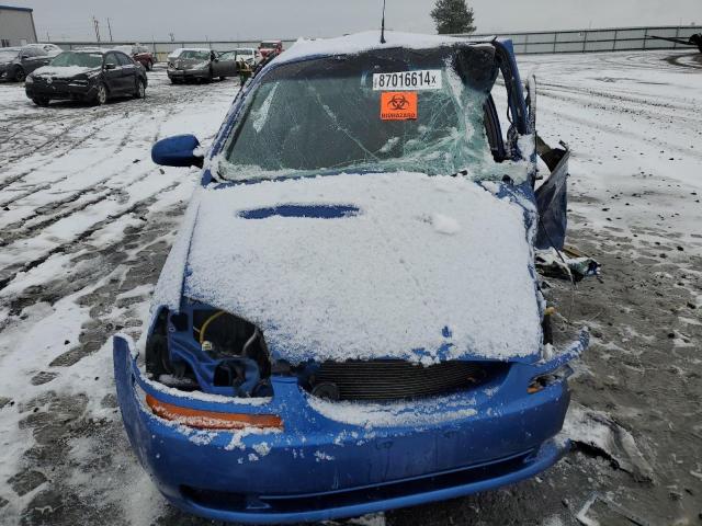 KL1TD66637B752040 - 2007 CHEVROLET AVEO BASE Mavi foto 5