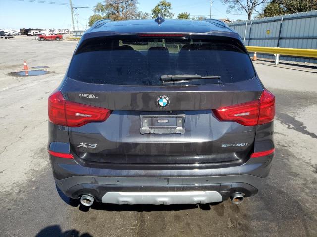5UXTR7C52KLF28208 - 2019 BMW X3 SDRIVE30I CHARCOAL photo 6