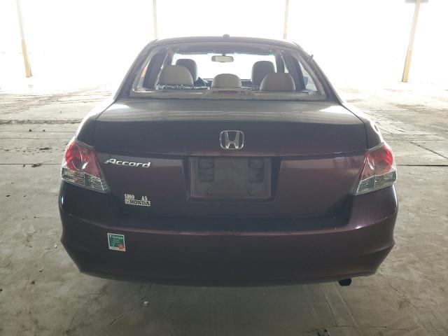 JHMCP26838C010810 - 2008 HONDA ACCORD EXL BURGUNDY photo 6