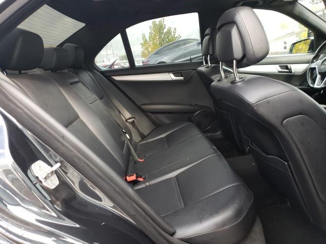 WDDGF8BB0CA666080 - 2012 MERCEDES-BENZ C 300 4MATIC BLACK photo 10
