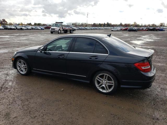 WDDGF8BB0CA666080 - 2012 MERCEDES-BENZ C 300 4MATIC BLACK photo 2