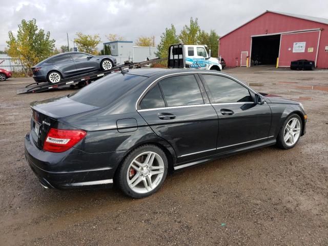 WDDGF8BB0CA666080 - 2012 MERCEDES-BENZ C 300 4MATIC BLACK photo 3