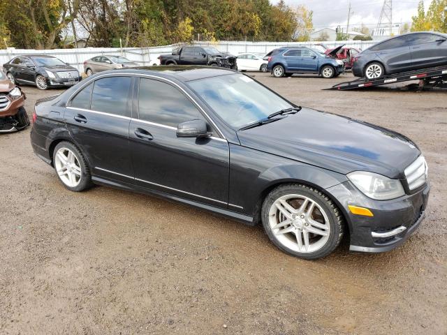 WDDGF8BB0CA666080 - 2012 MERCEDES-BENZ C 300 4MATIC BLACK photo 4