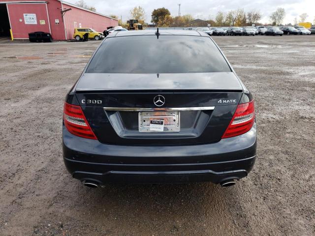WDDGF8BB0CA666080 - 2012 MERCEDES-BENZ C 300 4MATIC BLACK photo 6