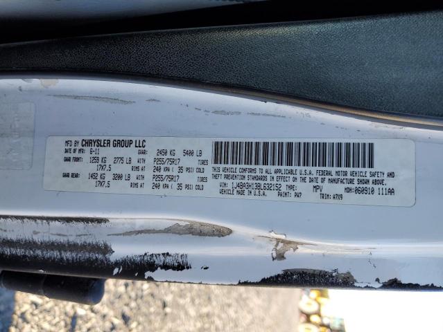 1J4BA3H13BL632152 - 2011 JEEP WRANGLER U SPORT Двухцветный фото 13