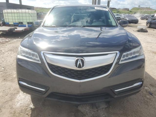 5FRYD4H25EB017744 - 2014 ACURA MDX CHARCOAL photo 5
