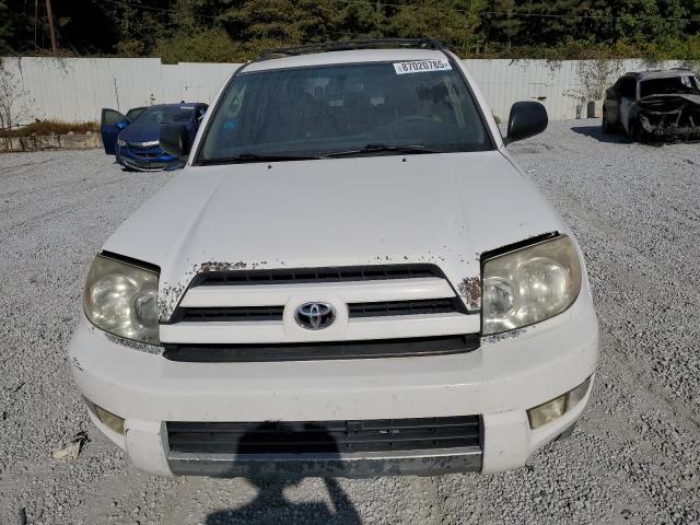JTEZU14RX48016428 - 2004 TOYOTA 4RUNNER SR5 WHITE photo 5