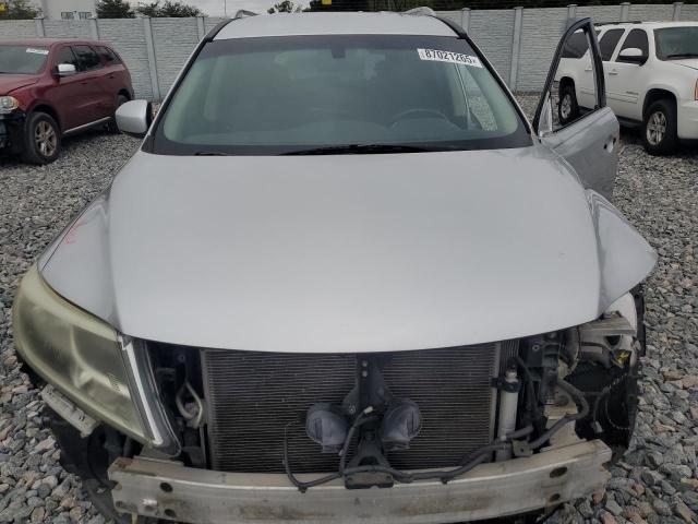 5N1AR2MN9DC670240 - 2013 NISSAN PATHFINDER S SILVER photo 11