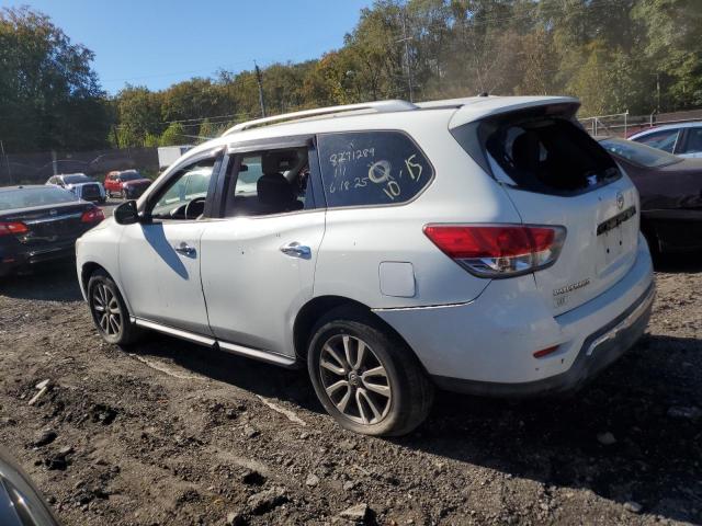 5N1AR2MM8FC645940 - 2015 NISSAN PATHFINDER S WHITE photo 2