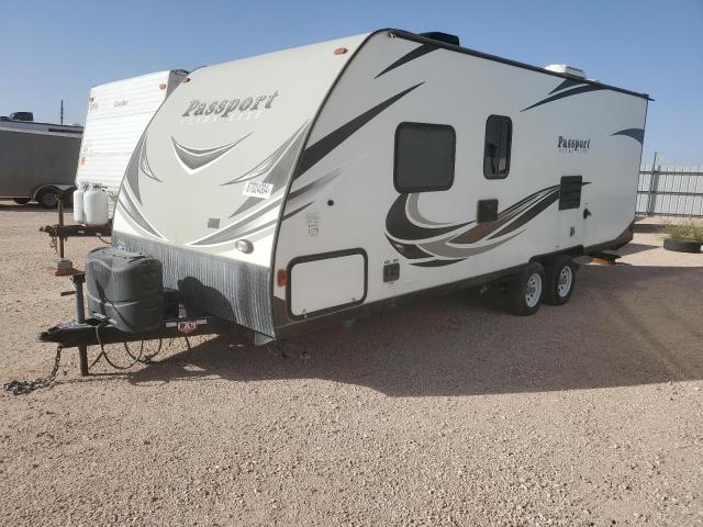 4YDT23920KD411534 - 2019 KEYSTONE TRAILER GRAY photo 2