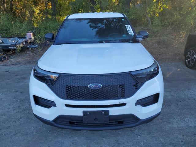 1FM5K8AB2MGA52723 - 2021 FORD EXPLORER POLICE INTERCEPTOR WHITE photo 5