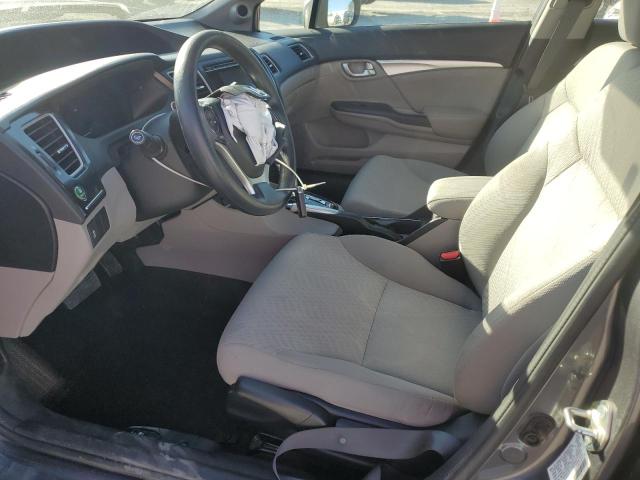 2HGFB2F80EH527506 - 2014 HONDA CIVIC EX GRAY photo 7