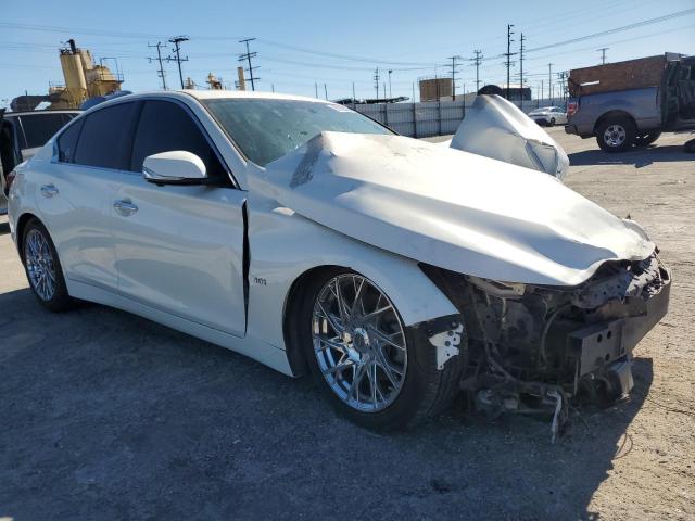 JN1EV7AP9KM540232 - 2019 INFINITI Q50 LUXE Weiß Foto 4