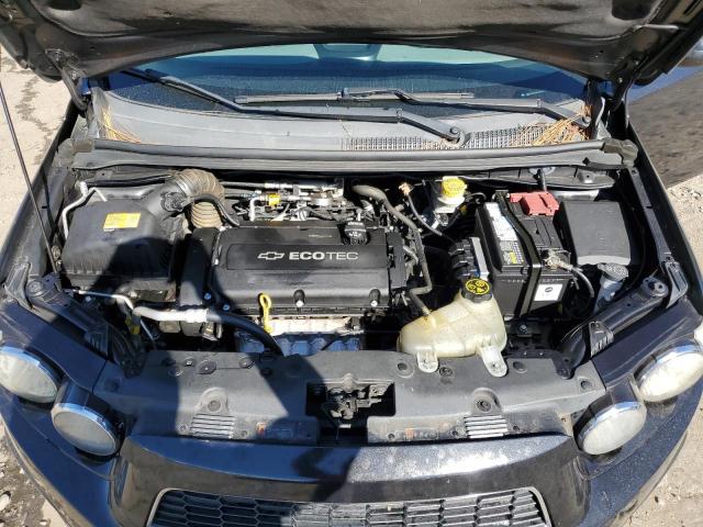1G1JC5SH8F4164540 - 2015 CHEVROLET SONIC LT BLACK photo 11