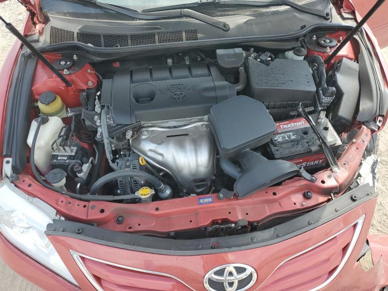 4T4BF3EK7BR210045 - 2011 TOYOTA CAMRY BASE RED photo 11