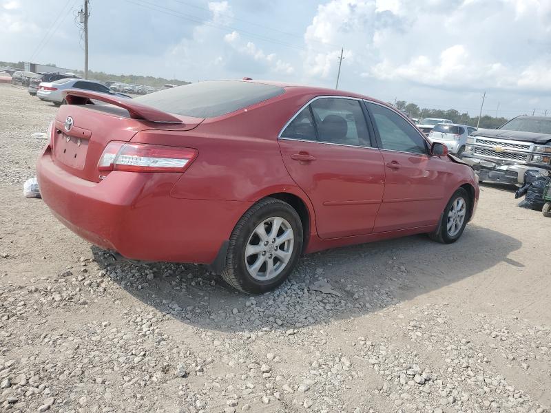 4T4BF3EK7BR210045 - 2011 TOYOTA CAMRY BASE RED photo 3