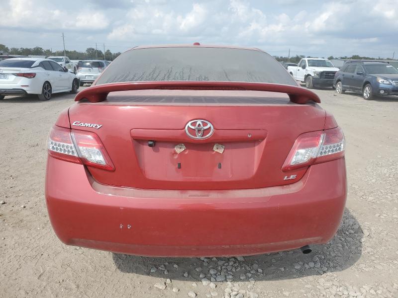 4T4BF3EK7BR210045 - 2011 TOYOTA CAMRY BASE RED photo 6